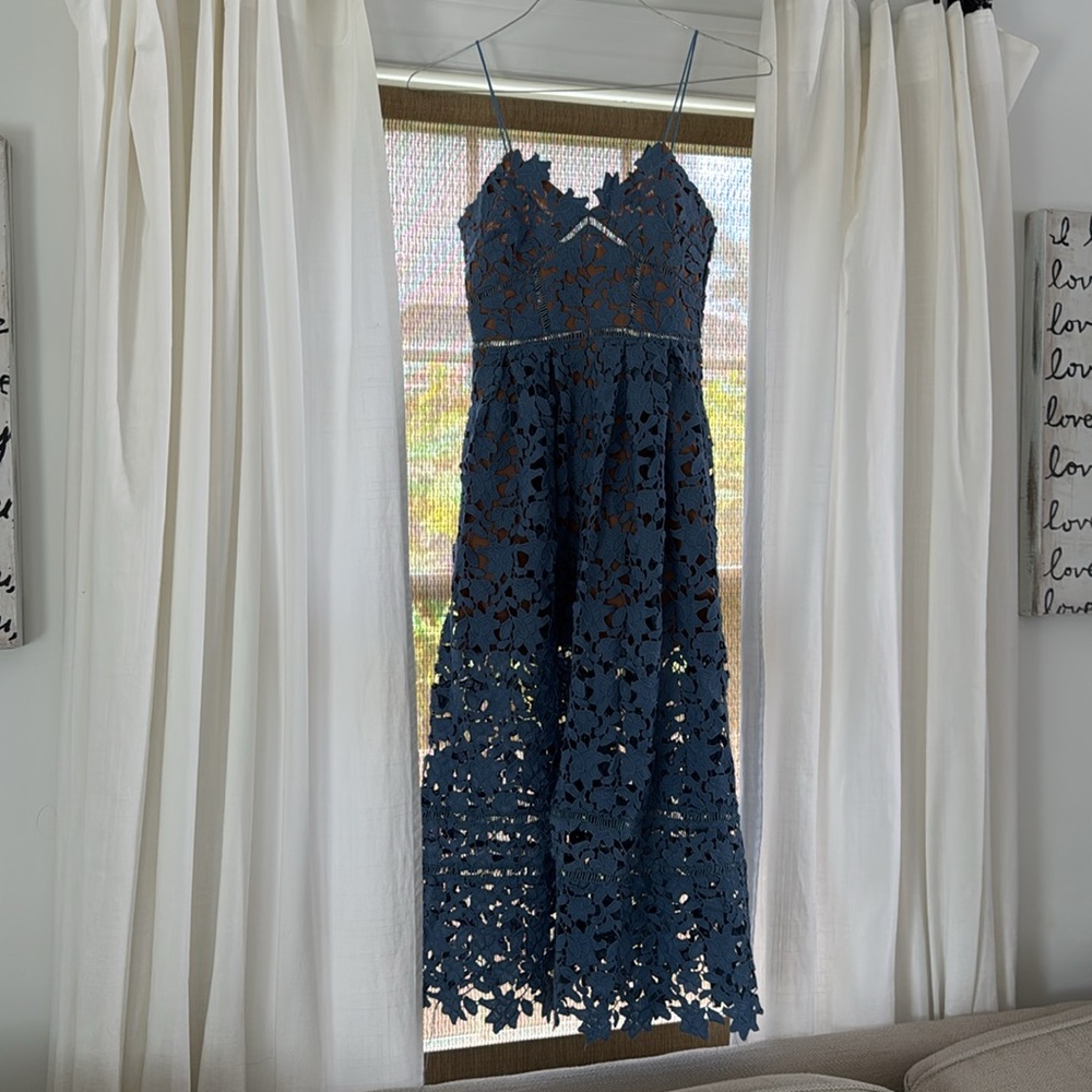 ASOS Blue Lace Dress